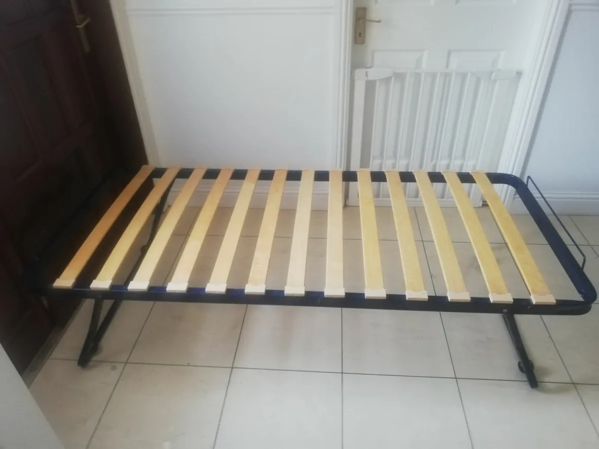 Single bed trundle with mattress - Image 4