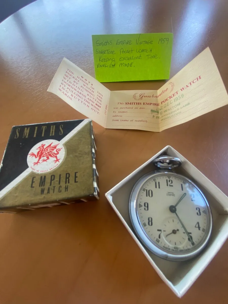 Smiths empire vintage 1959 pocket watch - Image 1