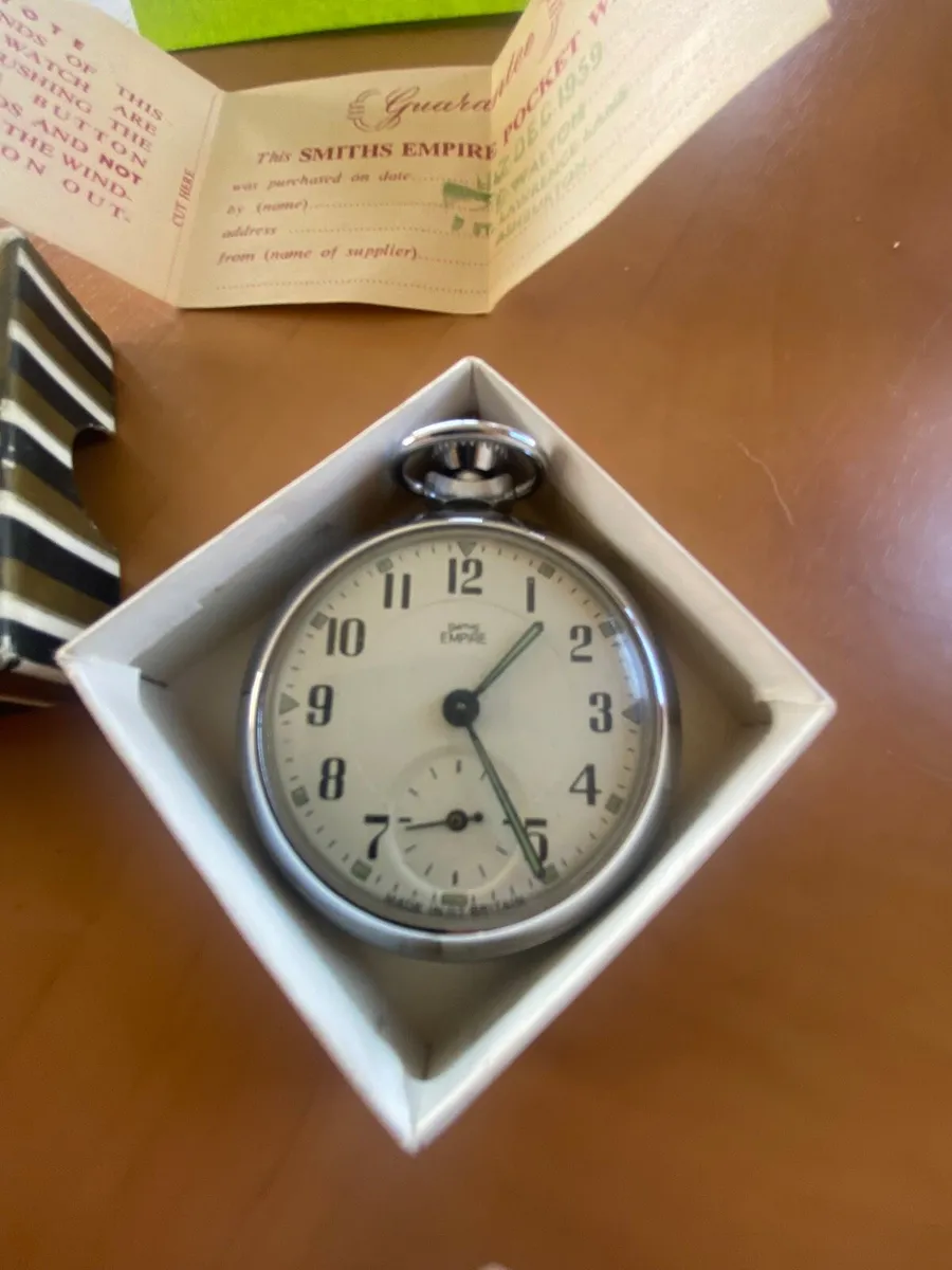 Smiths empire vintage 1959 pocket watch - Image 2