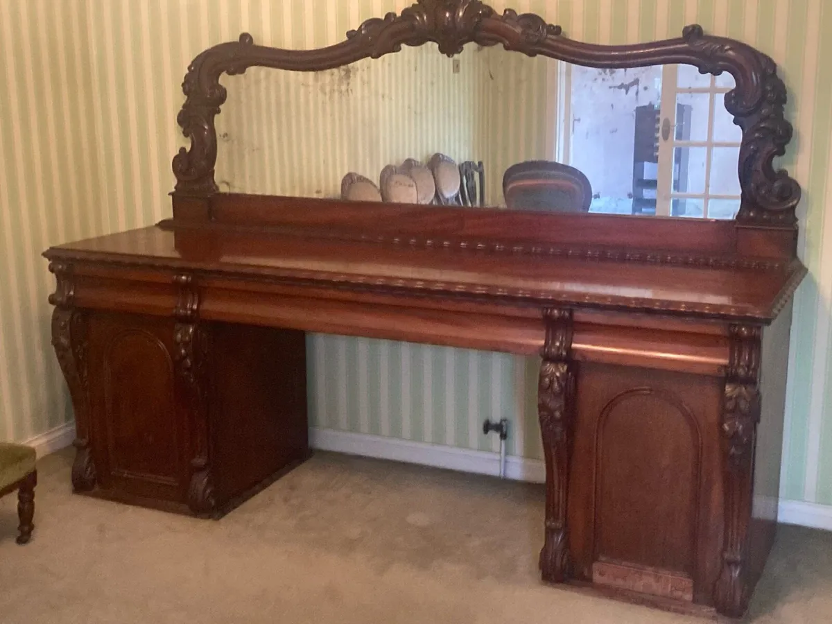 Antique Mirror Back Sideboard by Robert Strahan - Image 1