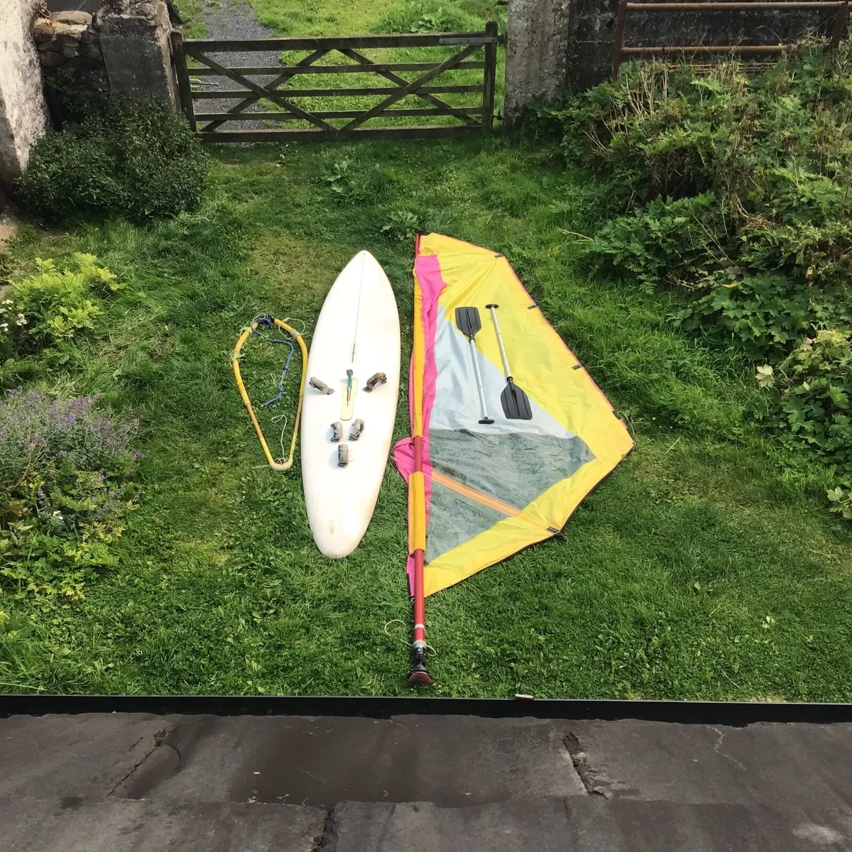 Windsurfer/paddleboard for sale.