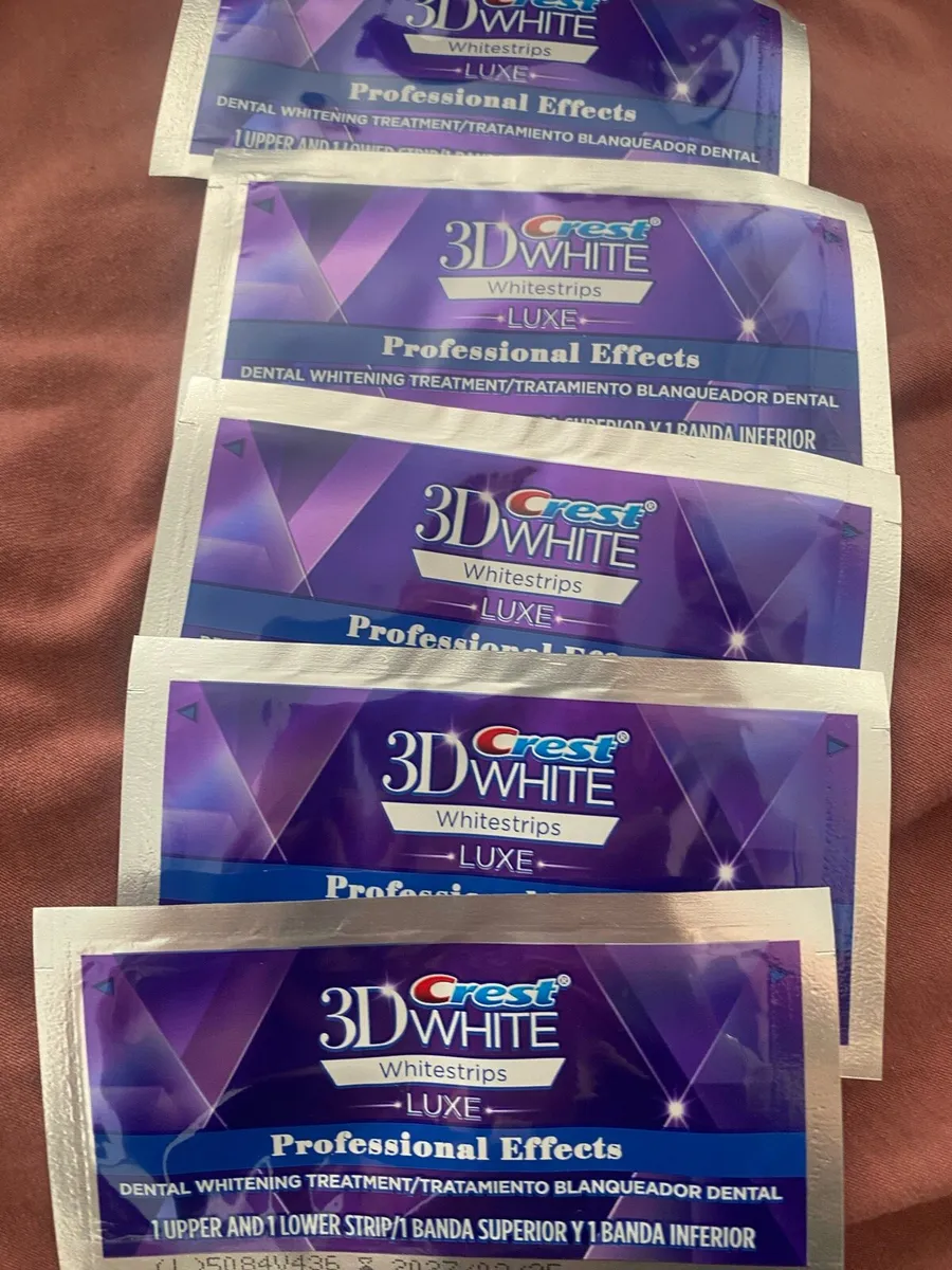 Crest whitening strips