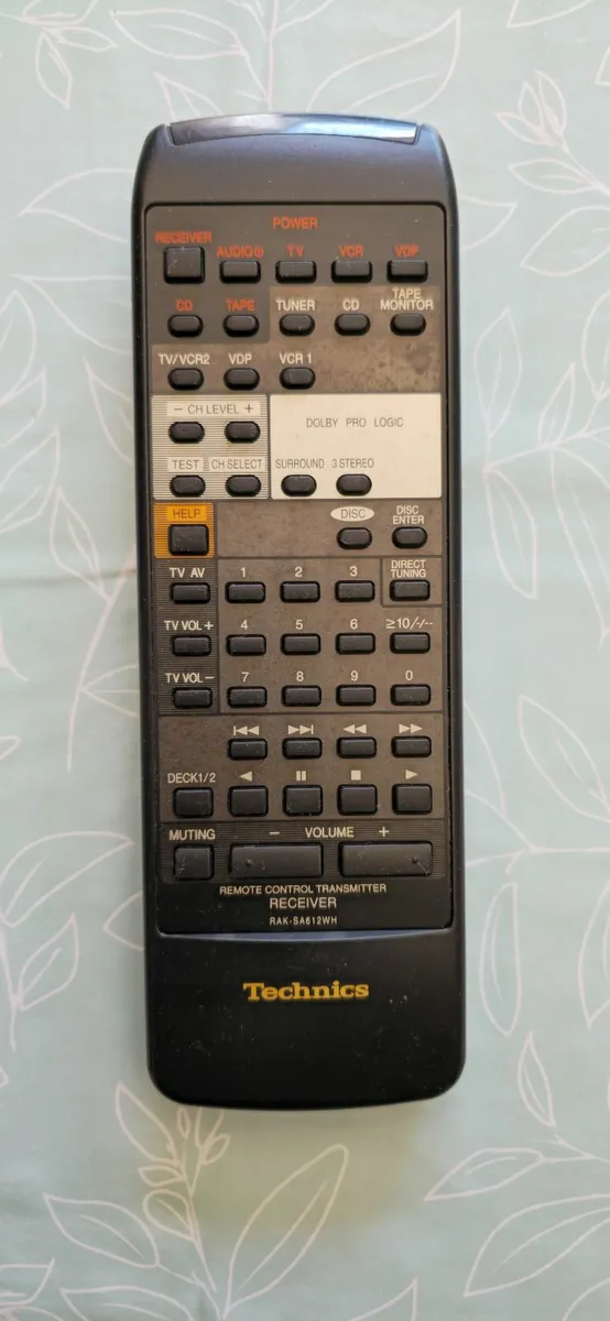 TECHNICS REMOTE CONTROL RECEIVER RAK-SA612WH - Image 1