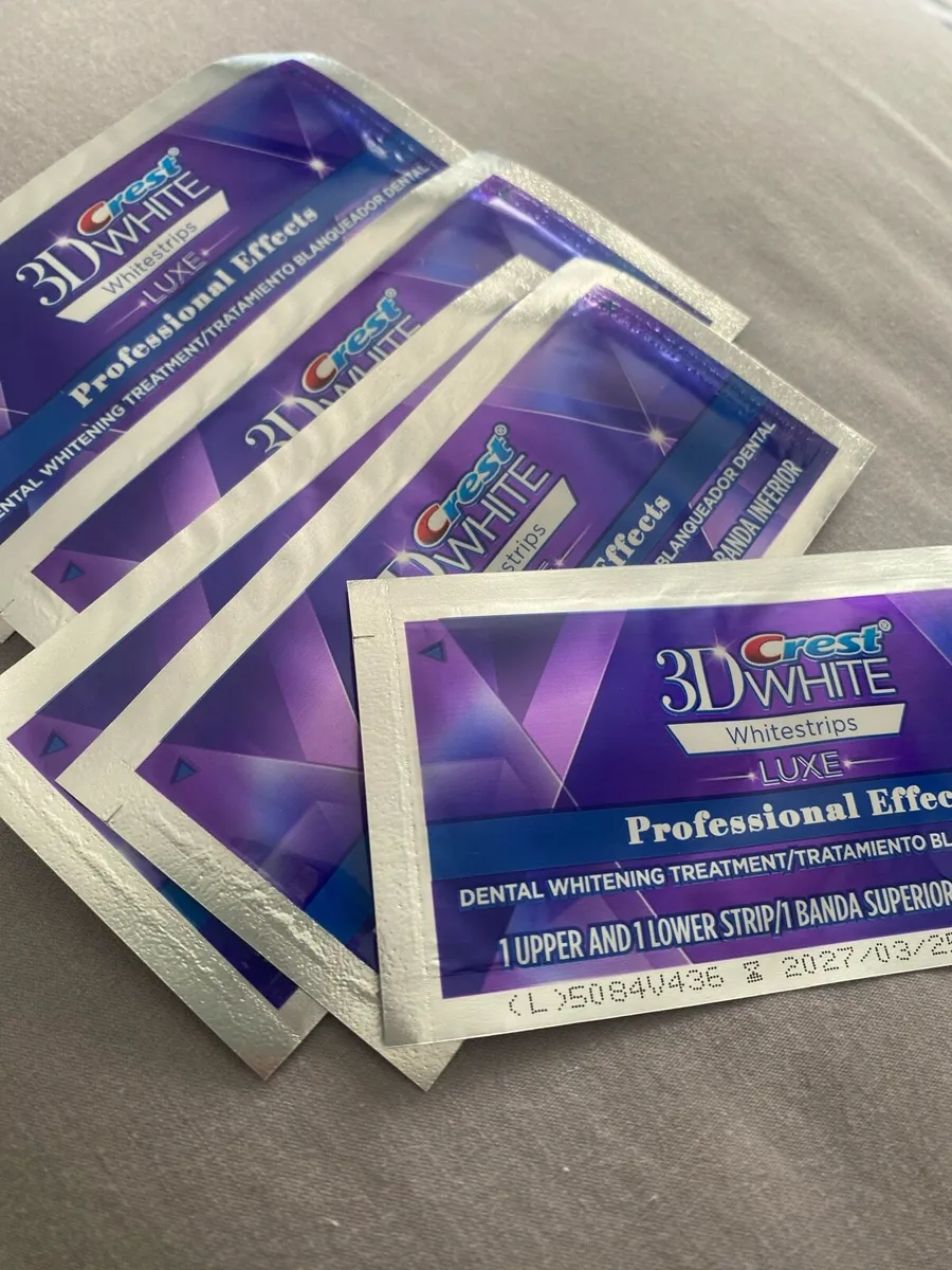 Crest whitening strips 3D professional effect