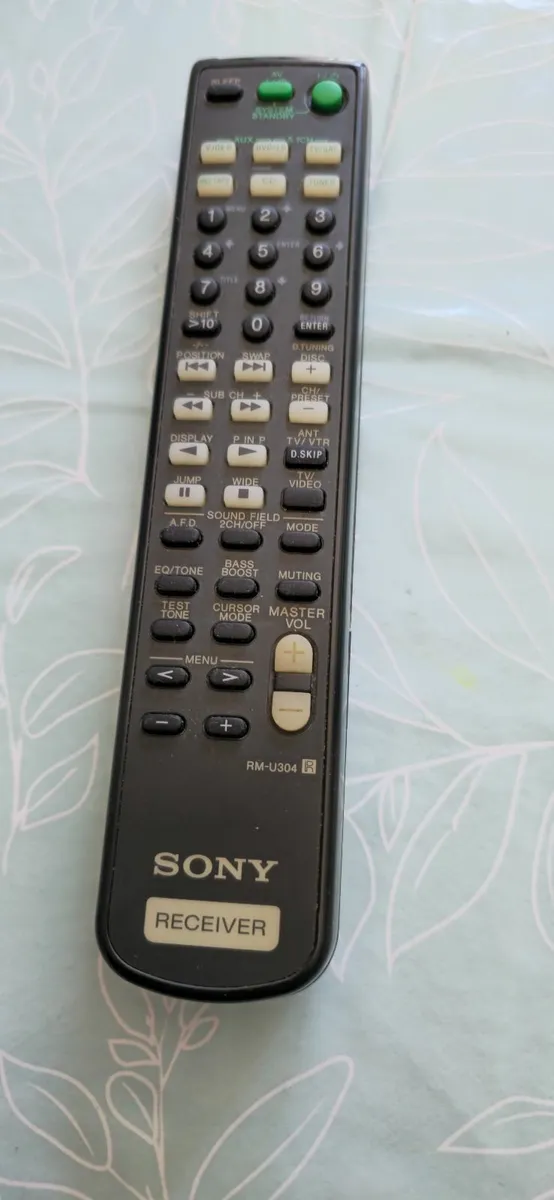 ORGINAL REMOTE CONTROL SONY RM-U304 RECEIVER - Image 1