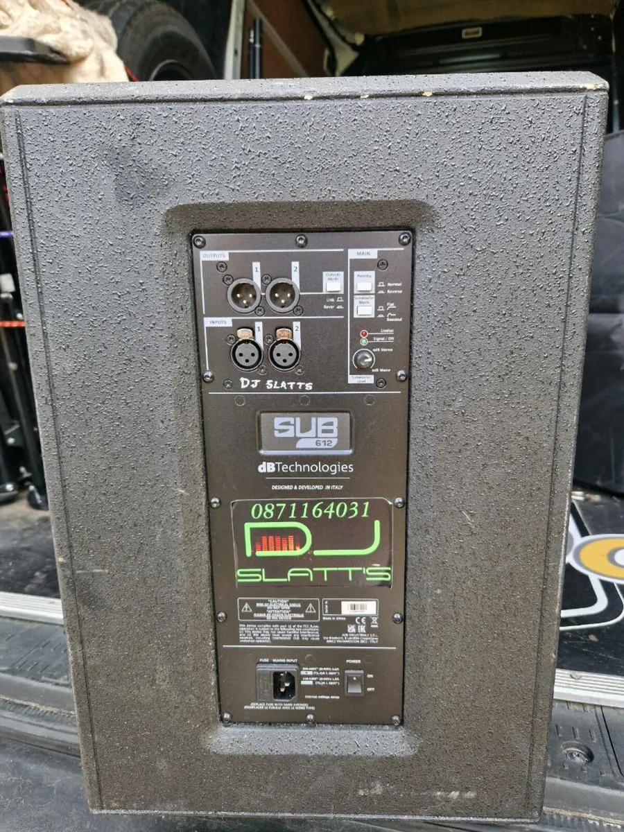 15" DB Technologies Sub - Image 2