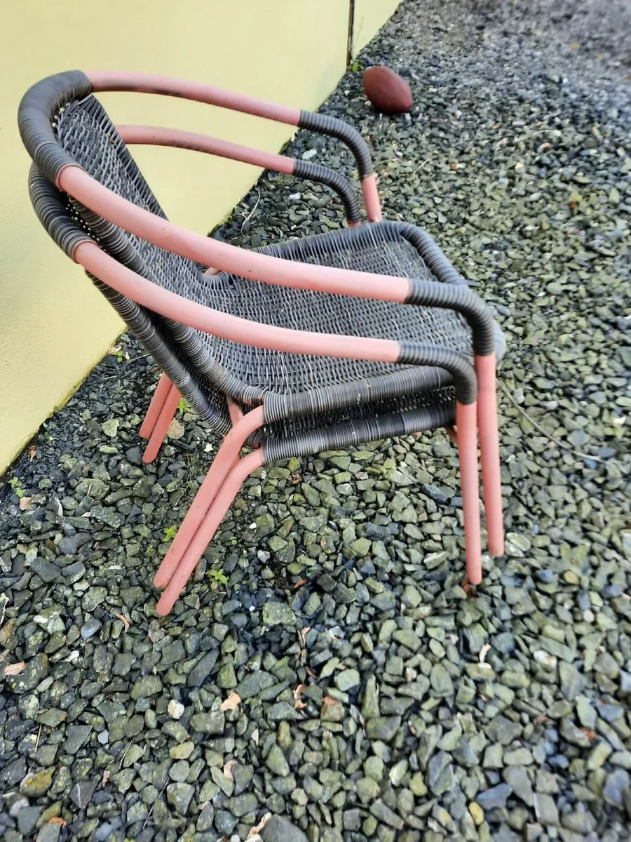 Pair of garden chairs - Image 2