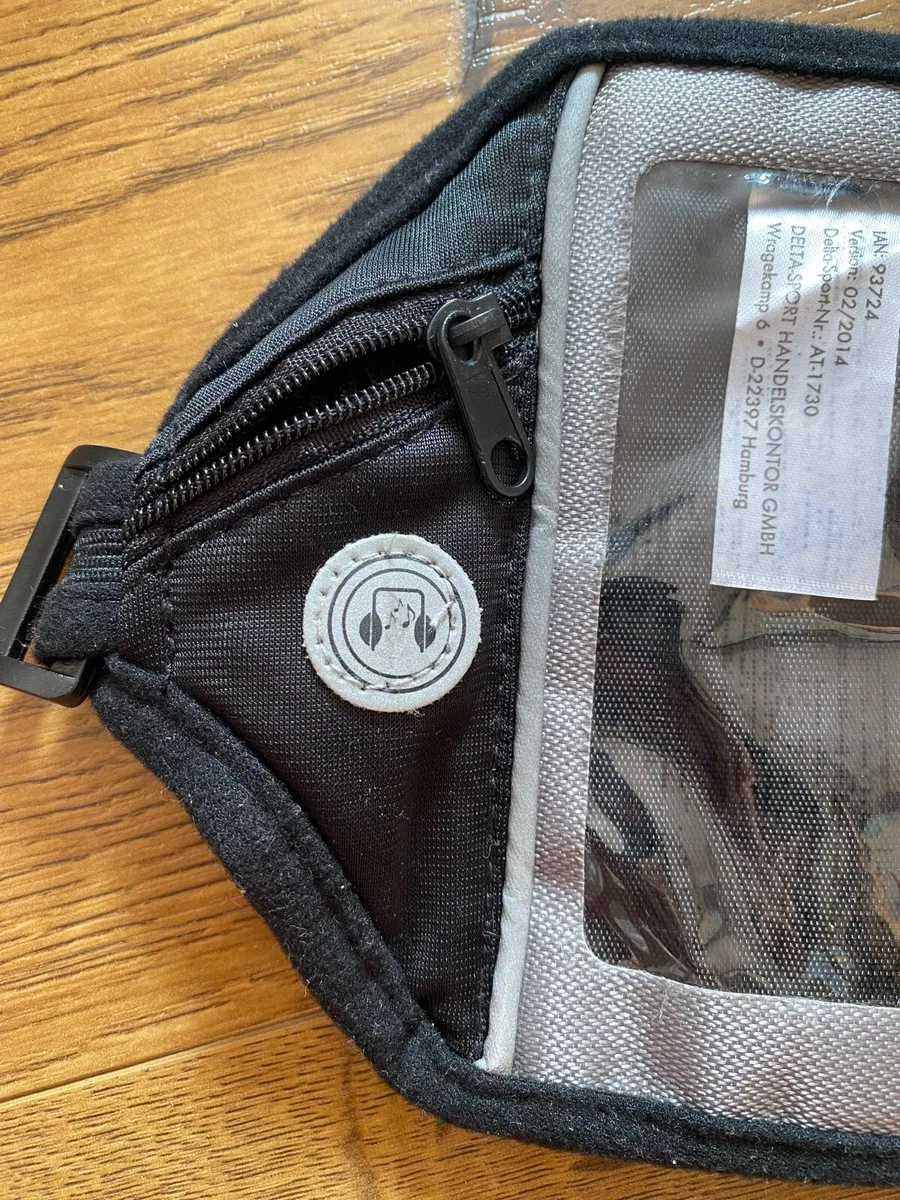 Black Phone Arm Pouch Holder for Running - Image 2