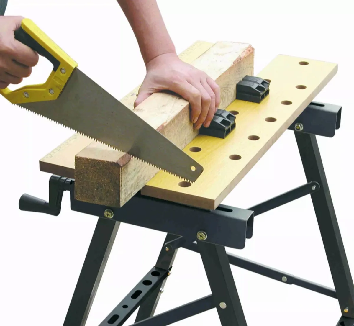 DIY Folding Foldable Trestle Work Bench - Image 2