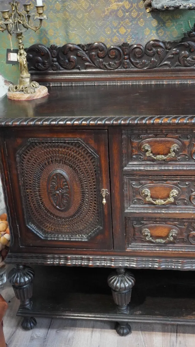 🌟 Antique Spanish Sideboard - Image 2