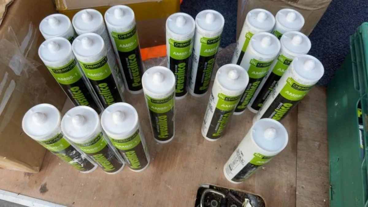 18 pcs silicone sealant different shades of grey,