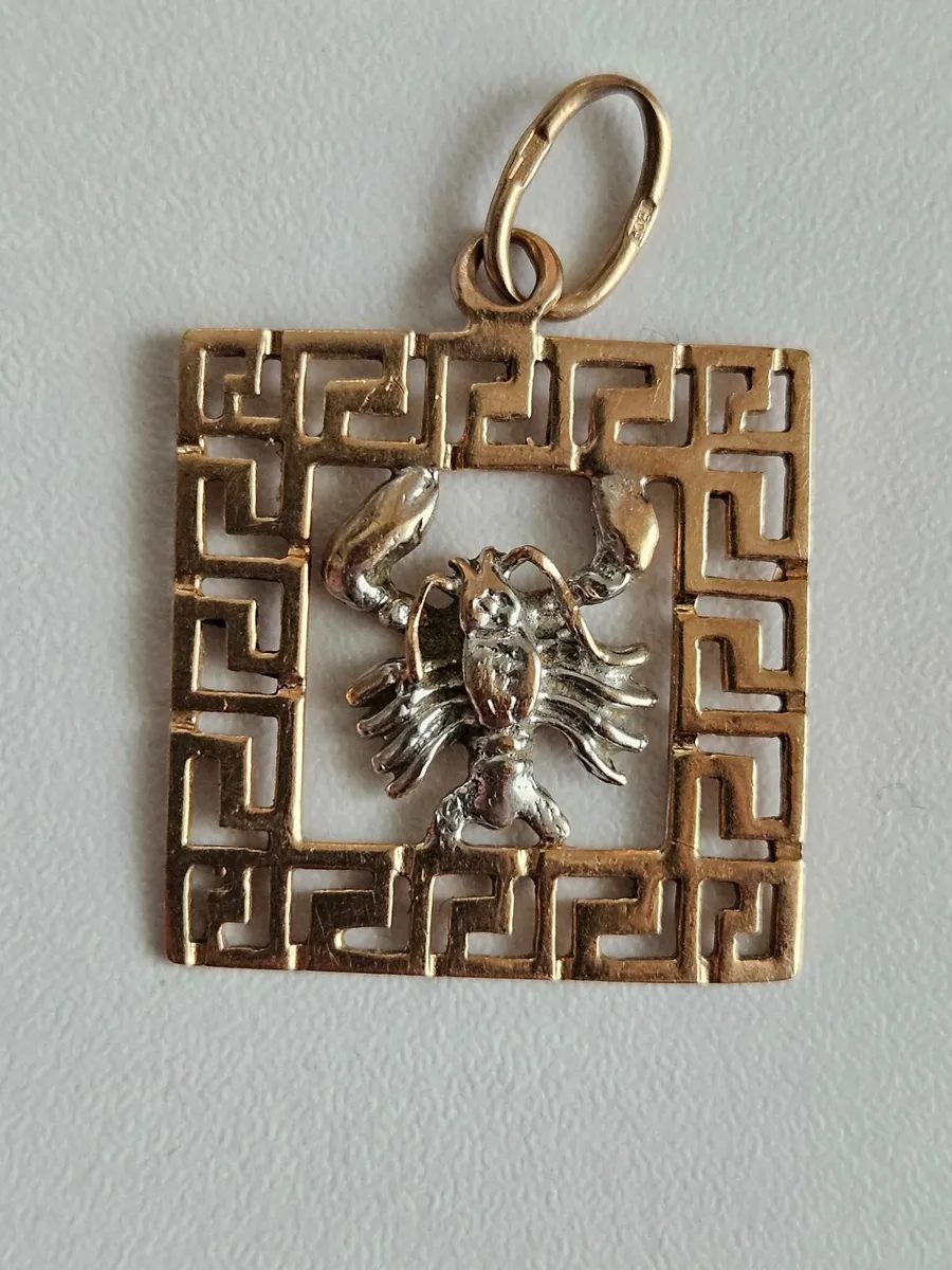 Real Gold-Scorpion pendant - Image 1