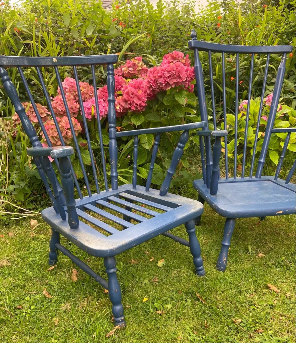 Wooden armchairs 2 - Image 2