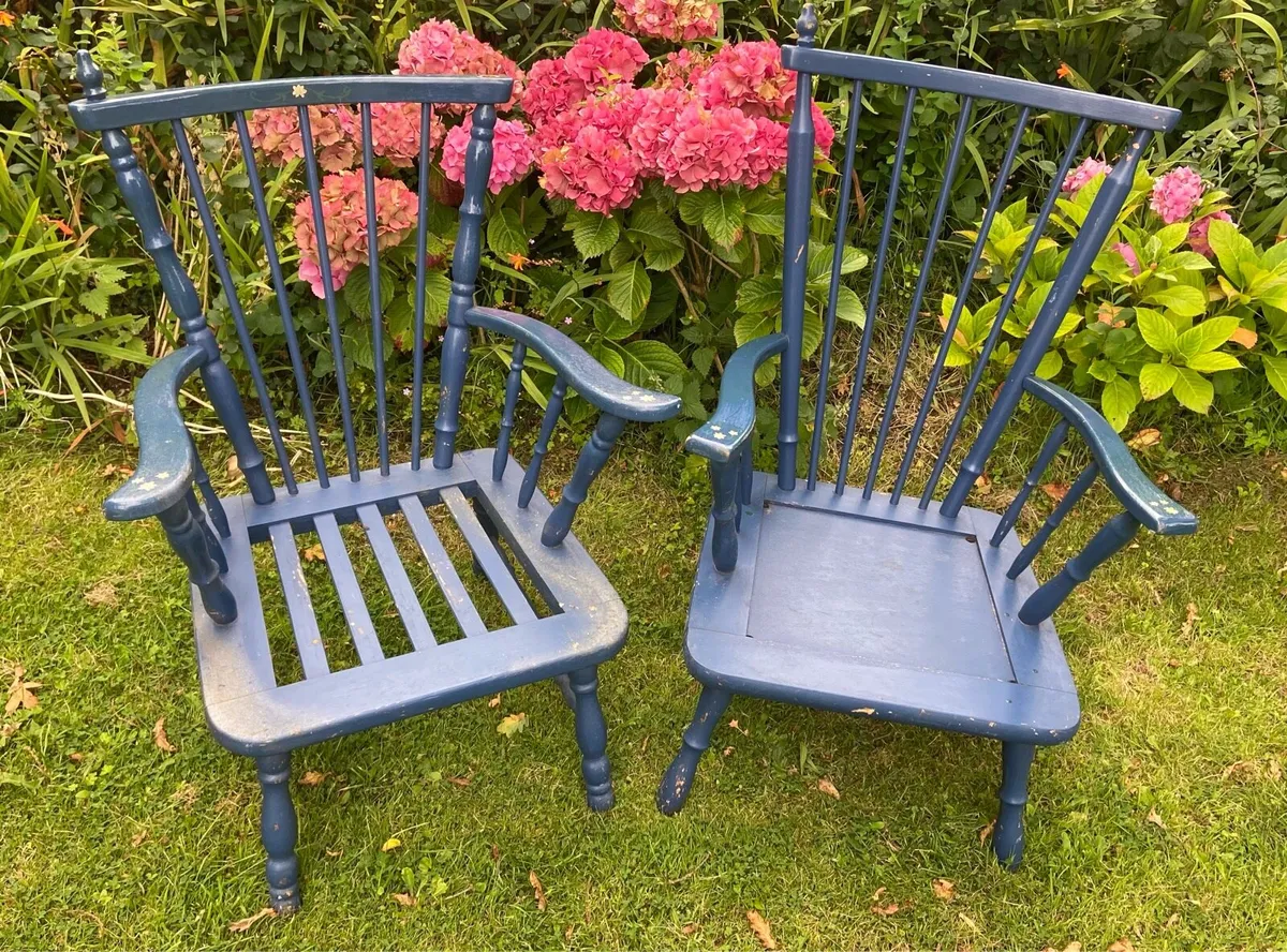 Wooden armchairs 2 - Image 3