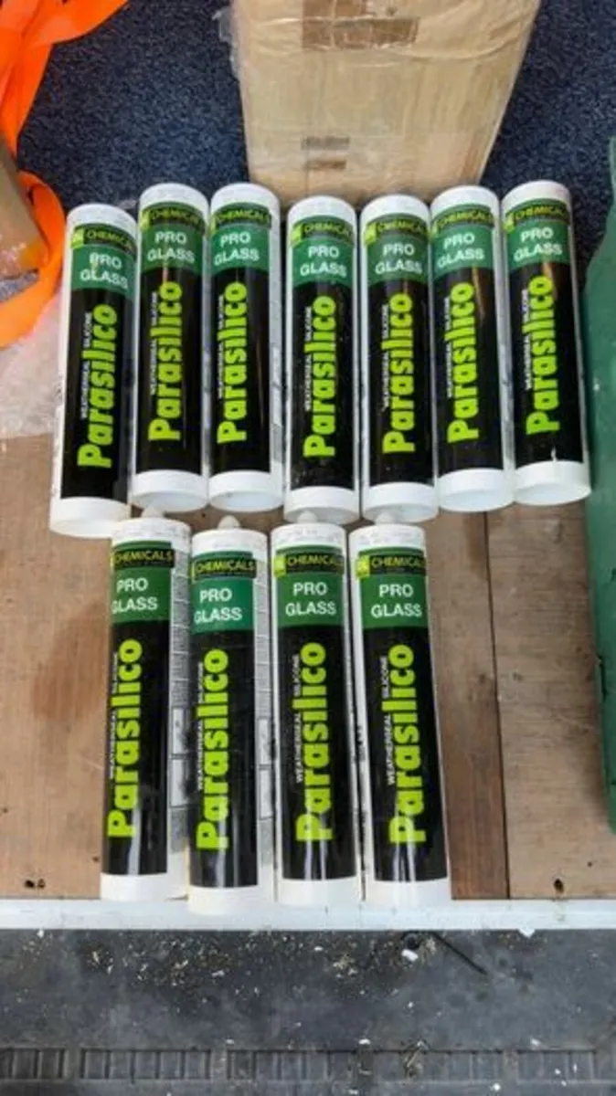 Glass silicone sealant professional White 11 pcs