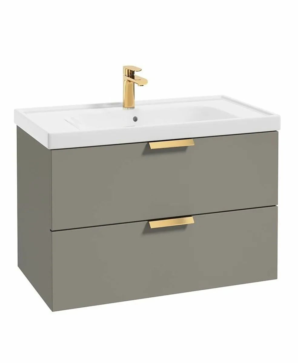 Ex-display STOCKHOLM Khaki Matt 80cm Vanity