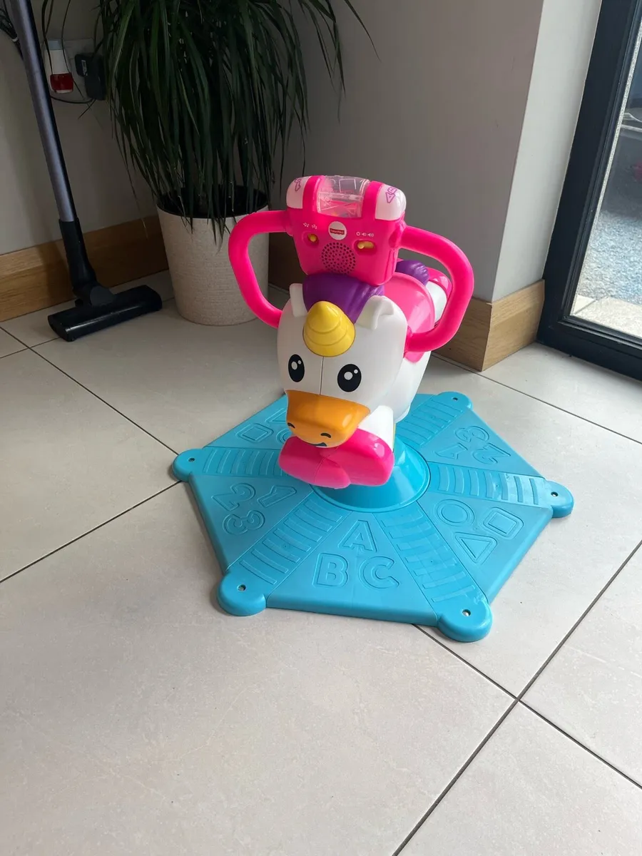 Fisher price bouncy and spin unicorn - Image 3