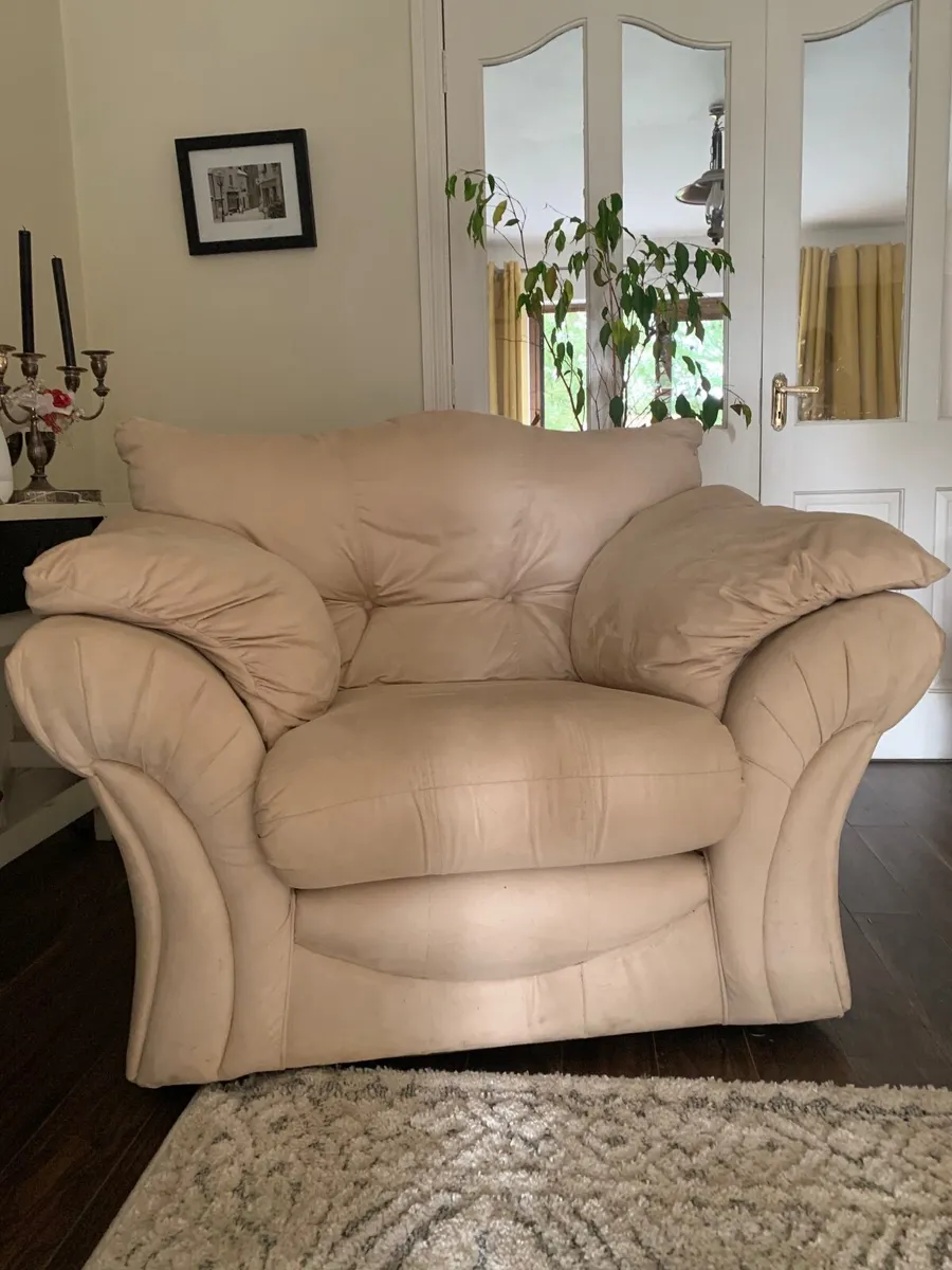 3 piece suite- 3 & 2 seater couches, armchair - Image 2