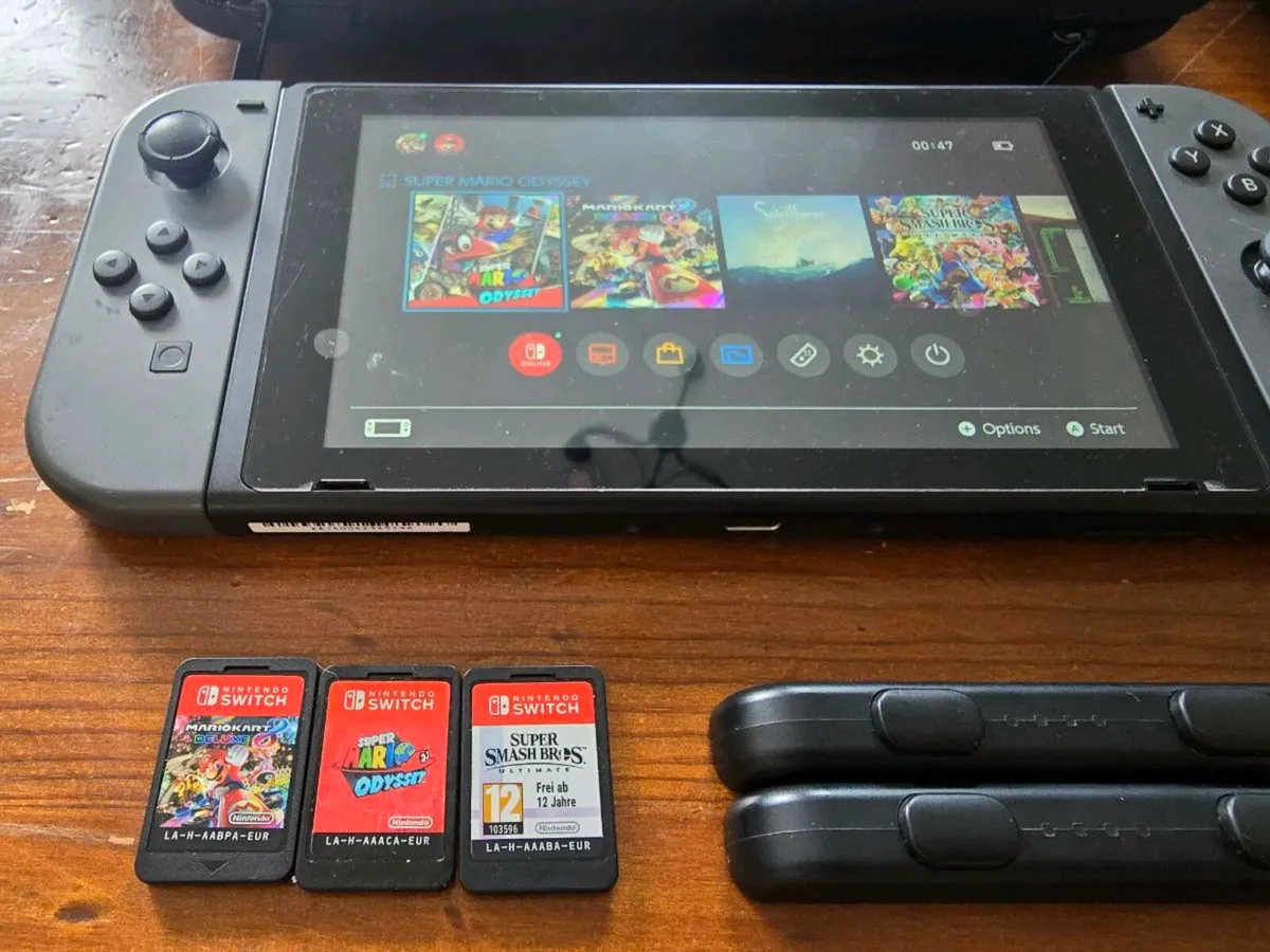 Nintendo Switch with Games - Image 2