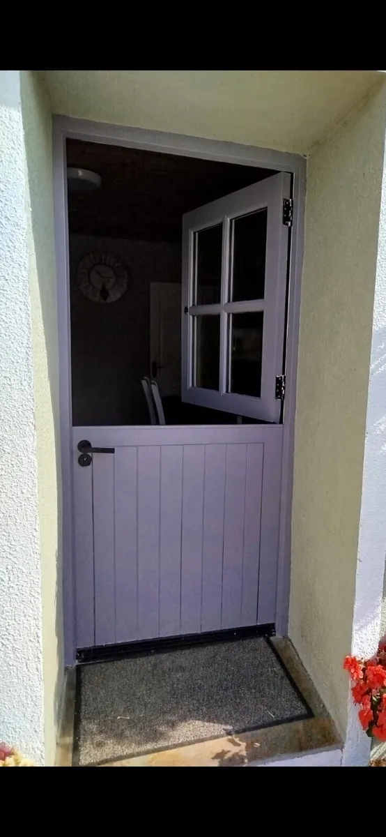 Irish Made Solid Hardwood Cottage Half Doors - Image 1