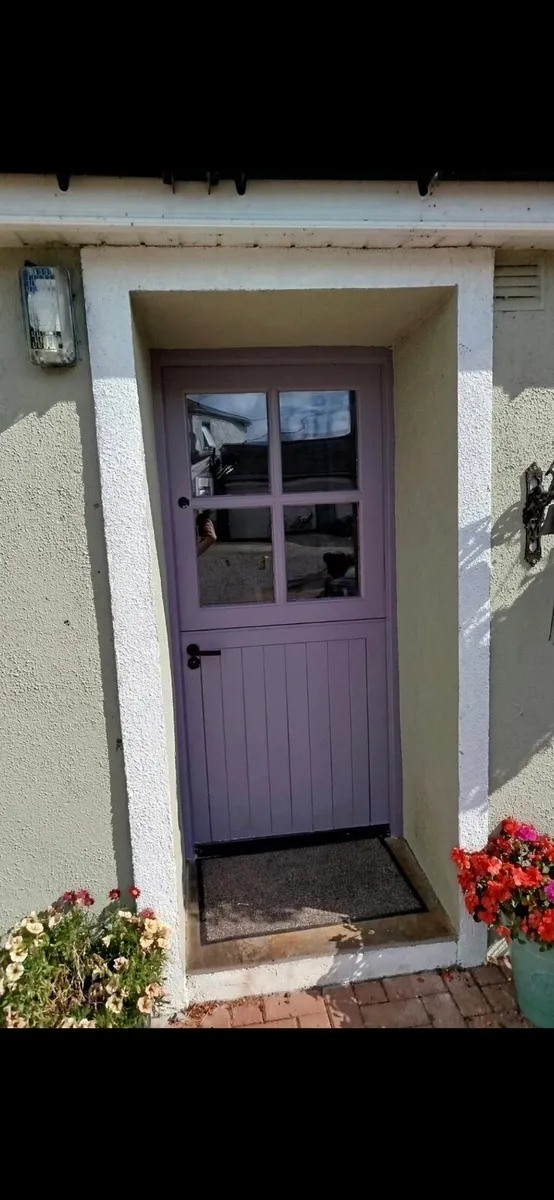 Irish Made Solid Hardwood Cottage Half Doors - Image 3
