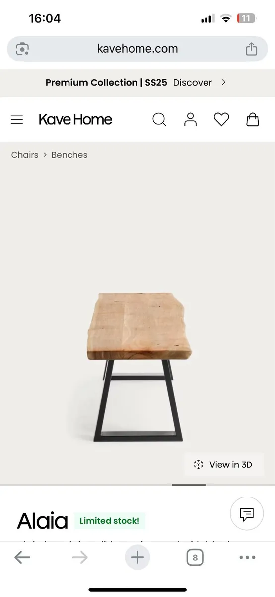 Oak Table and Bench from Kave Home - Image 1