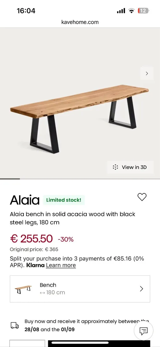 Oak Table and Bench from Kave Home - Image 2