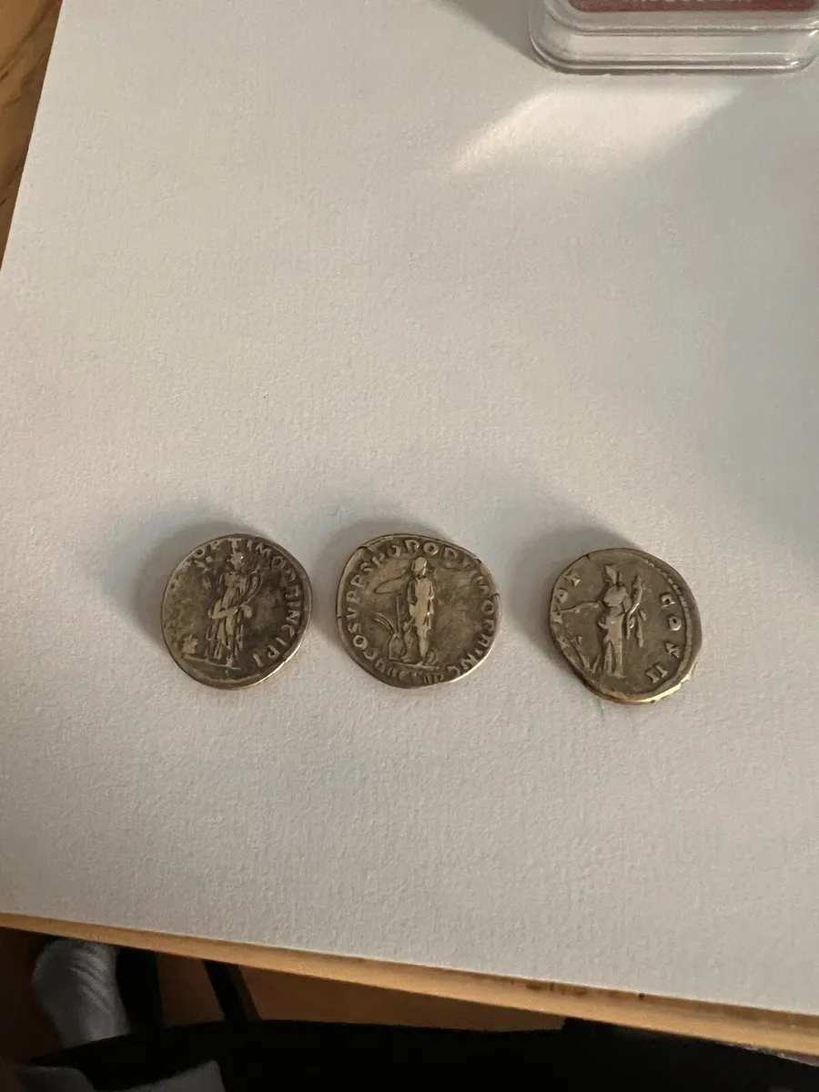 3x Silver Denarius - Image 1
