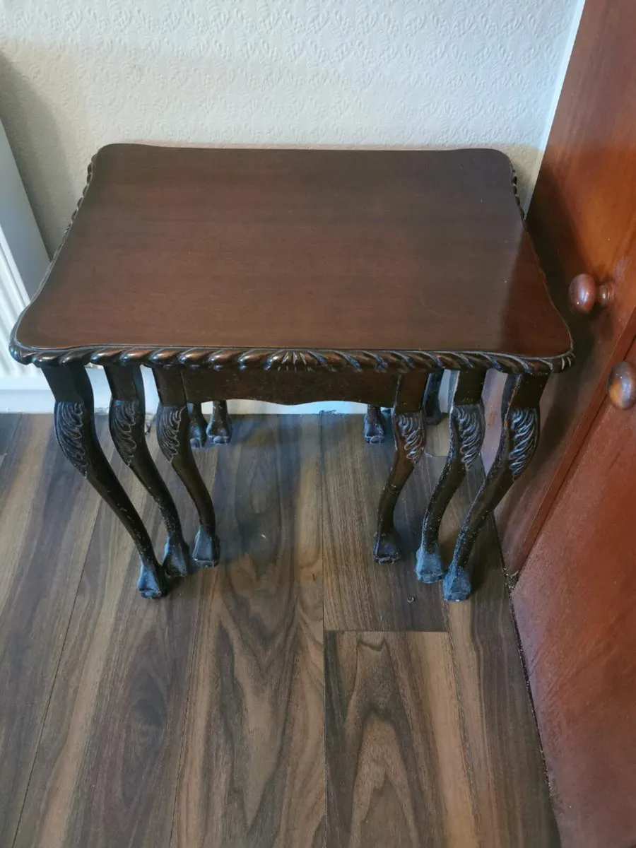 Mahogany nest of tables - Image 2