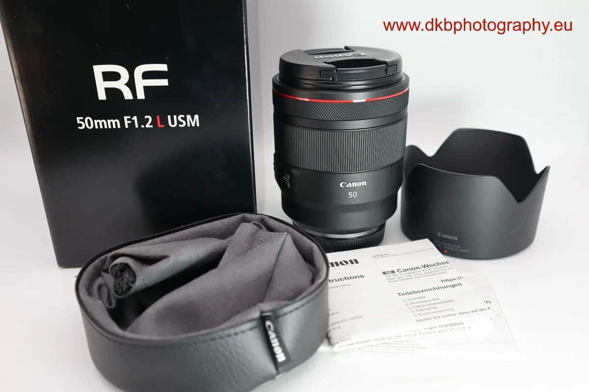 CANON RF 50mm F1.2L USM LENS (Like NEW) #0422 - Image 2