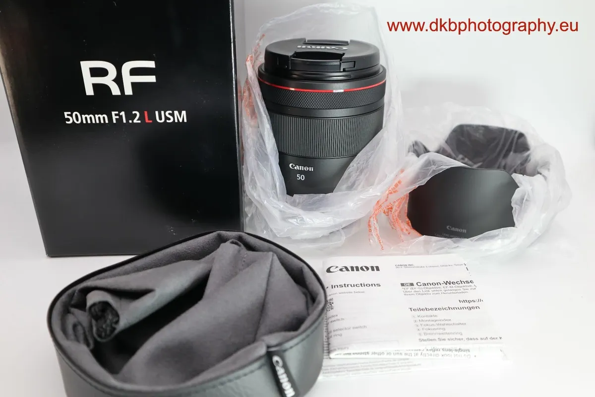 CANON RF 50mm F1.2L USM LENS (Like NEW) #0422 - Image 1