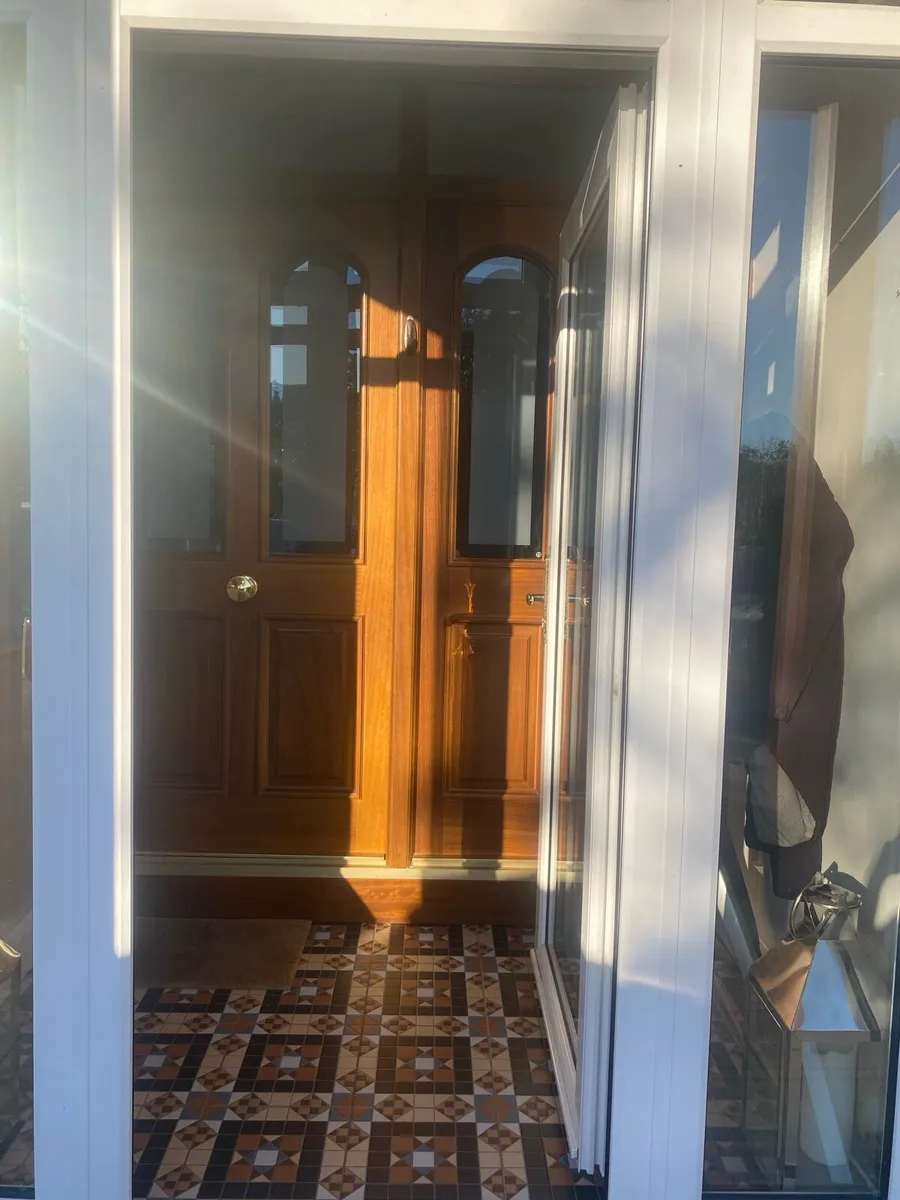 Solid wood and glass front door - Image 2