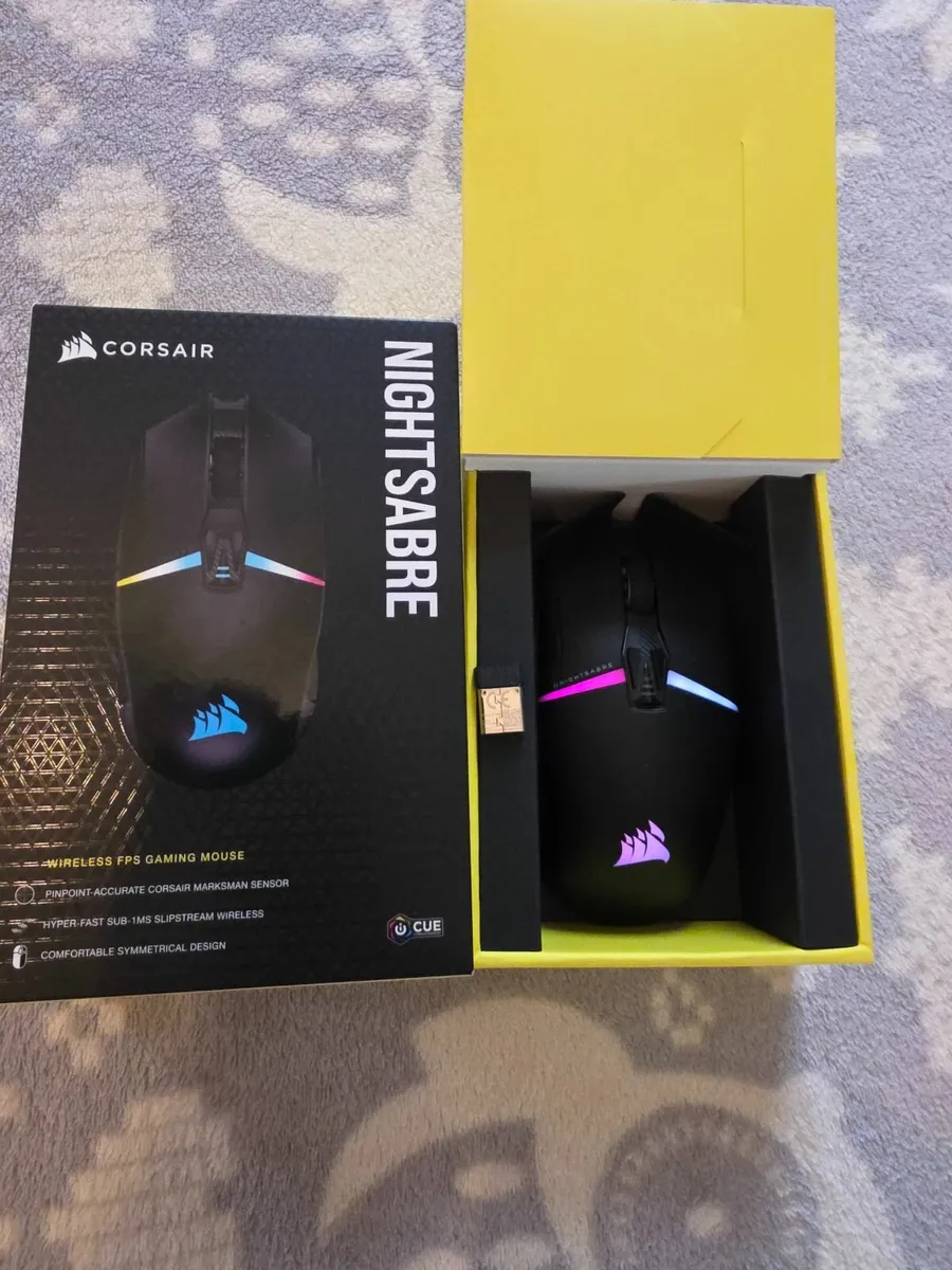 Corsair nightsabre wireless rgb gaming mouse - Image 1