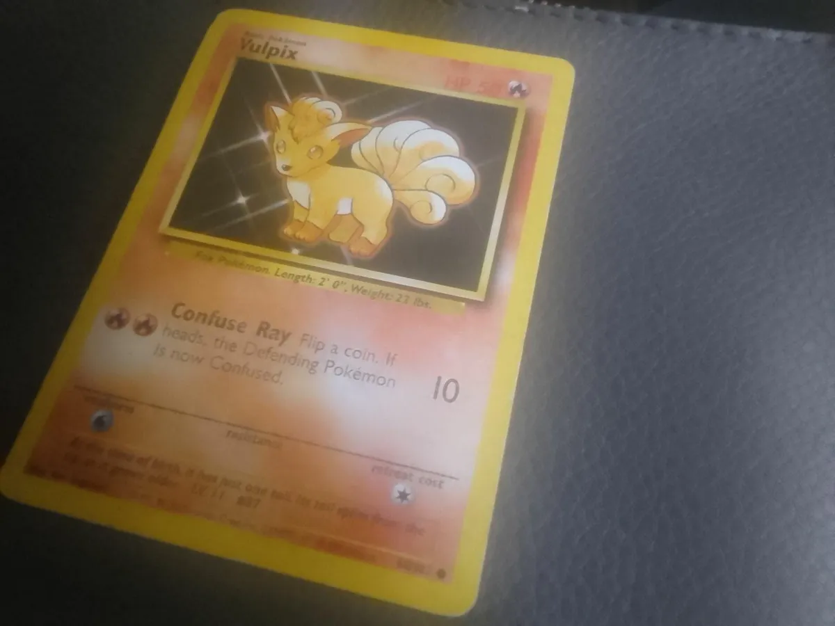 POKÉMON 1st EDITION VULPIX CARD RARE - Image 1