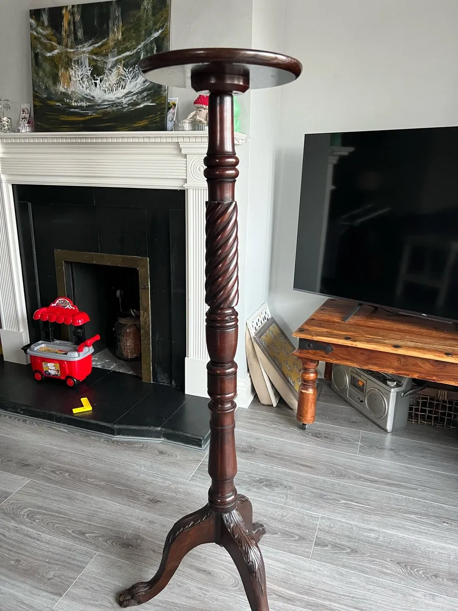 Antique Lamp Stand - Image 3