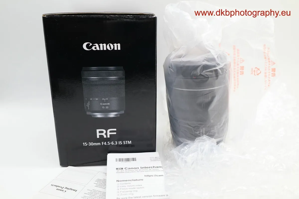 CANON RF 15-30mm F4.5-6.3 IS STM LENS (NEW) #0375 - Image 2