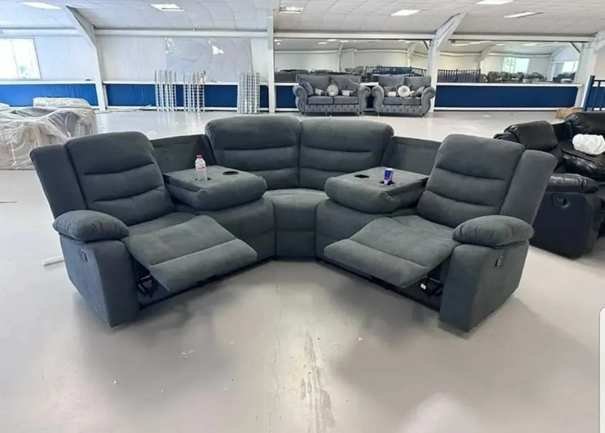 Brand New 3+2 Sorrento Fabric Sofa - Image 1