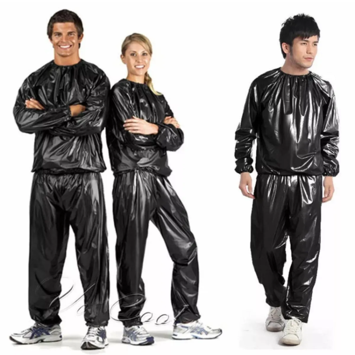 Sweat Suit Sauna Suit Exercise Fitness Weight Loss - Image 1