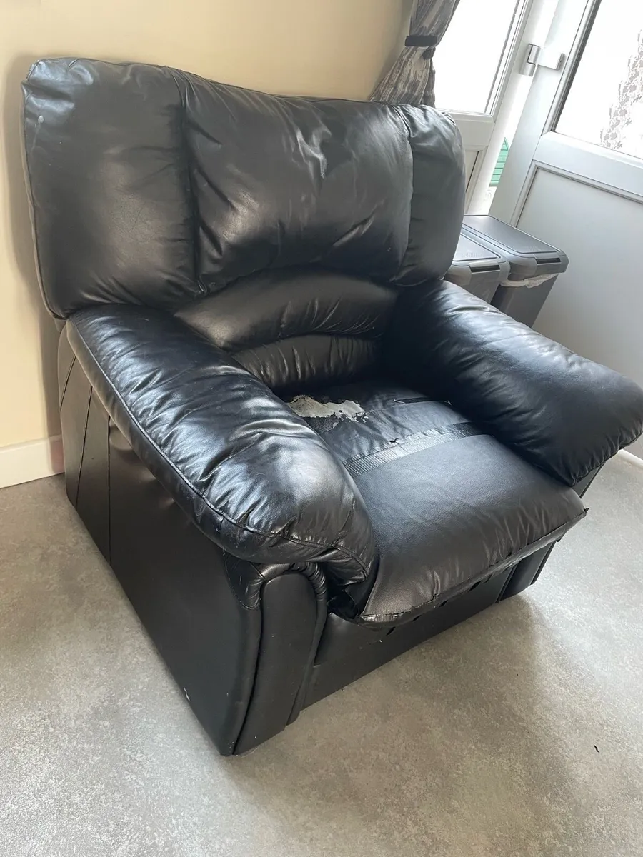 Arm Chair Well Used - Image 4
