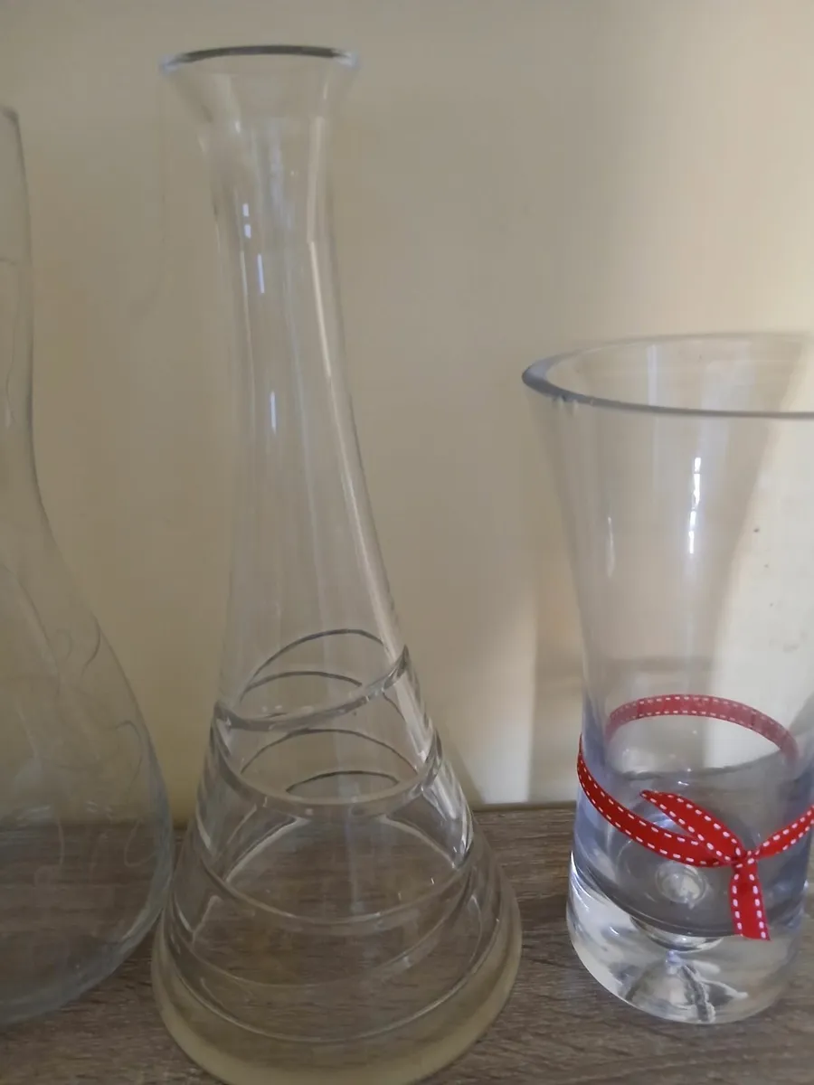 Flower vases x 3 - Image 4