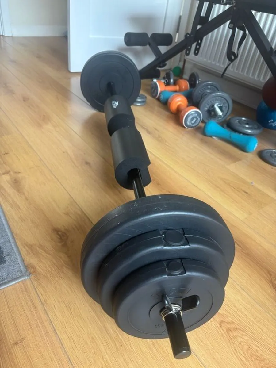 barbell with adjustable weights