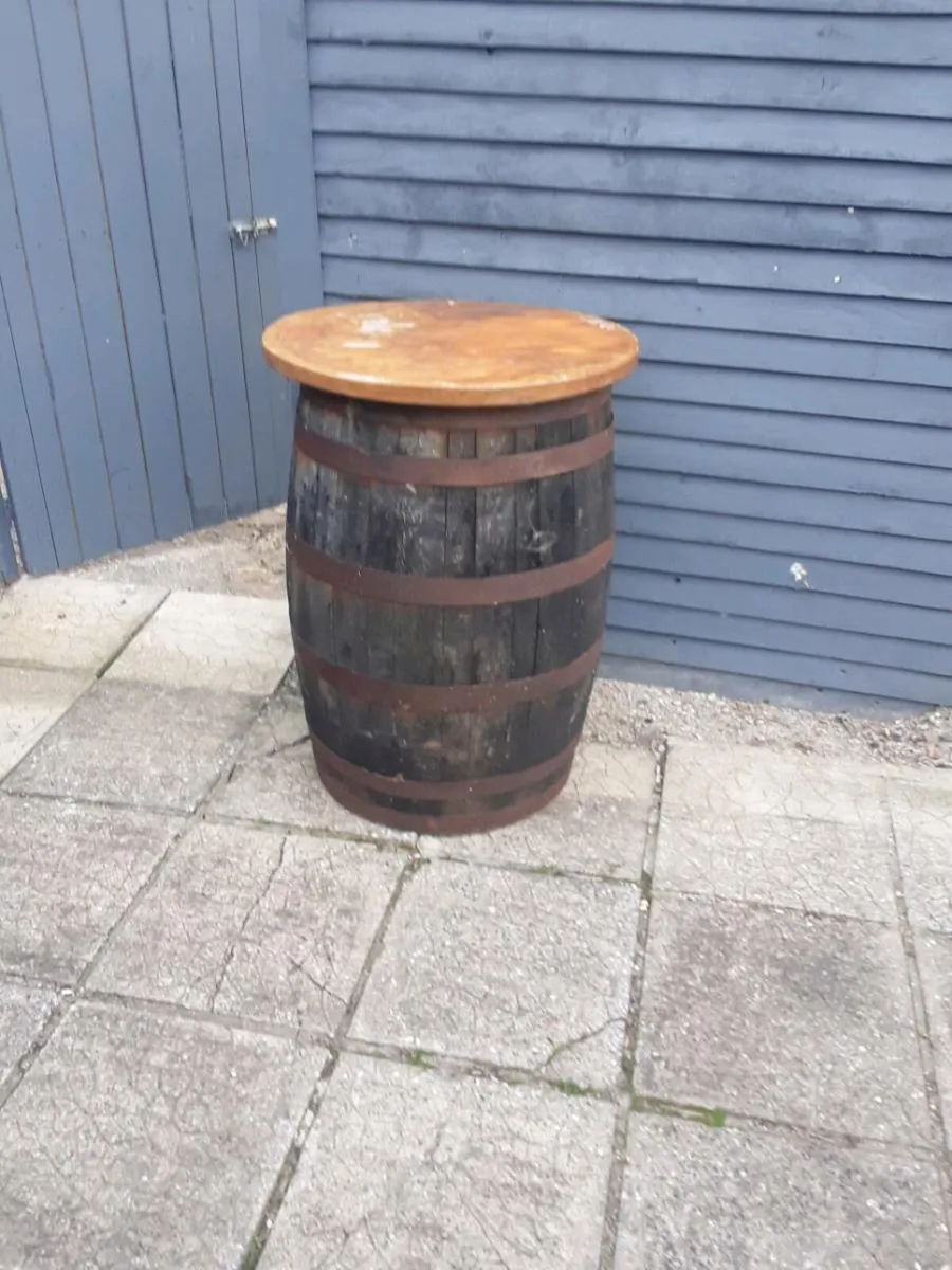 Old whiskey barrel