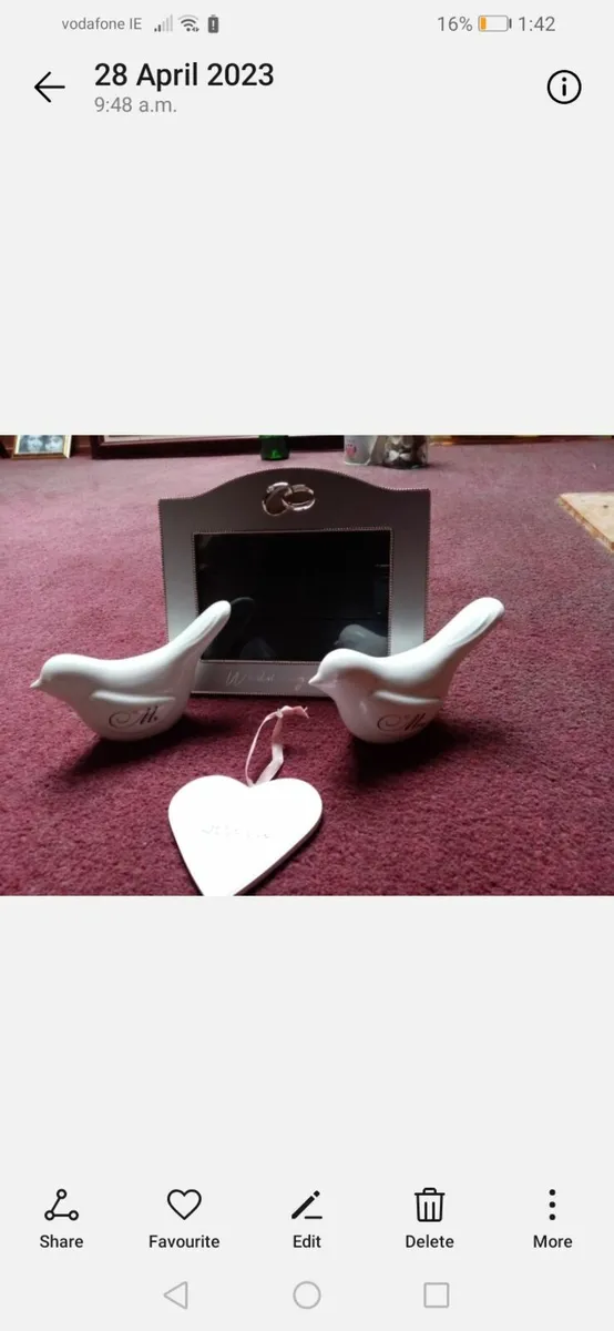 Wedding gift set