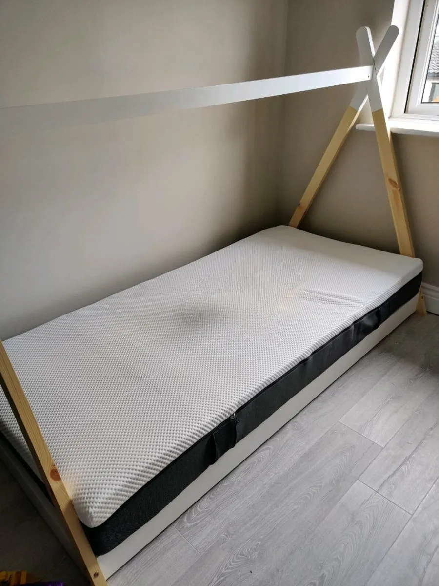 Tipi White Single Bed - Image 2