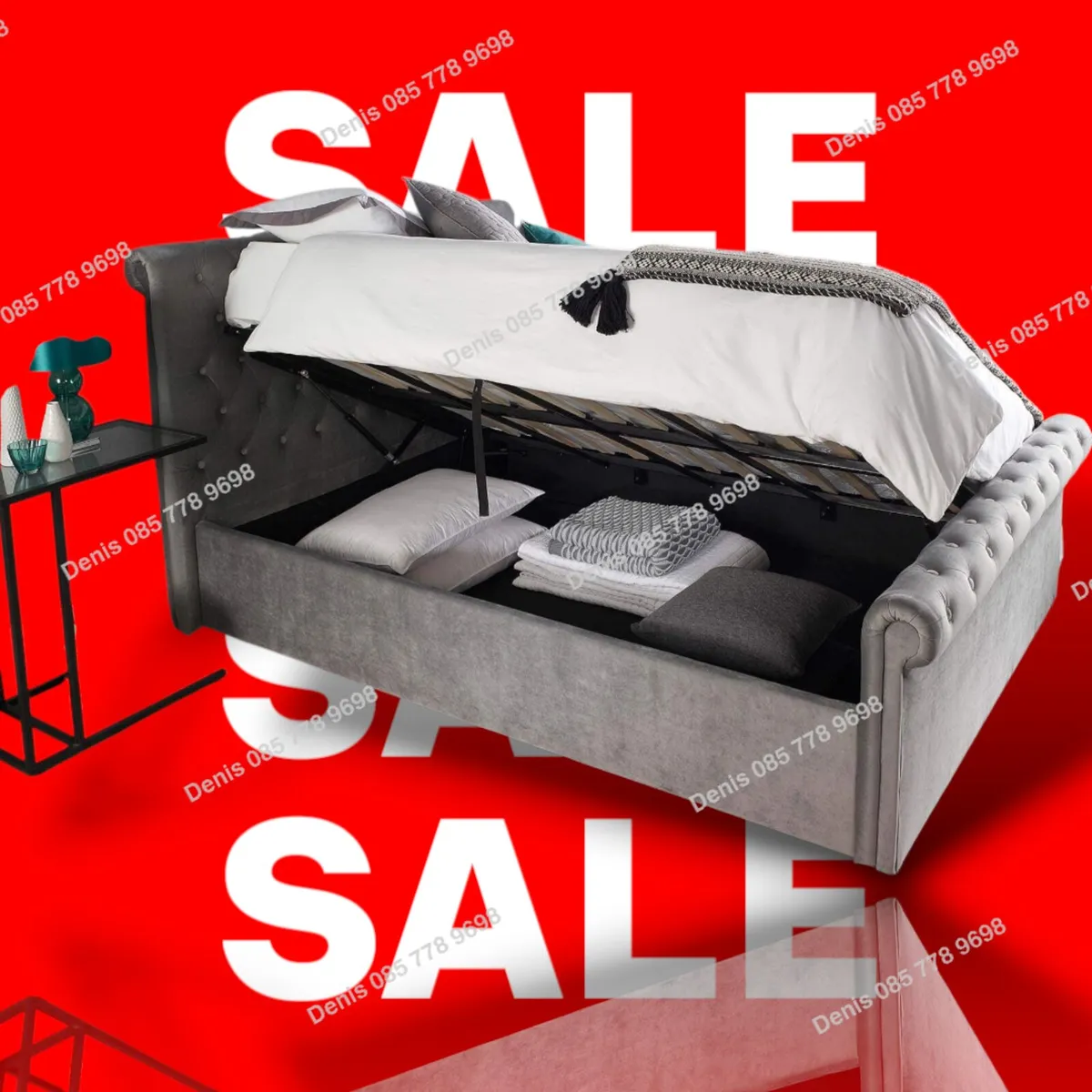 New SuperKing Ottoman Storage Bedframes - Image 1