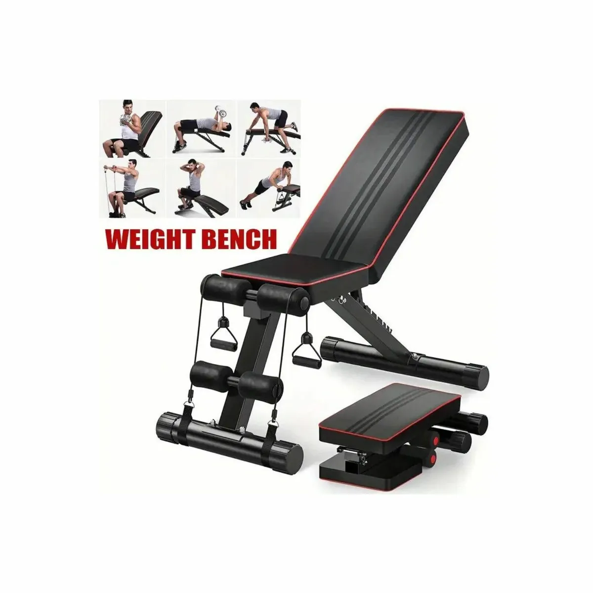 FOLDABLE WEIGHTS GYM BENCH - FEE DELIVERY