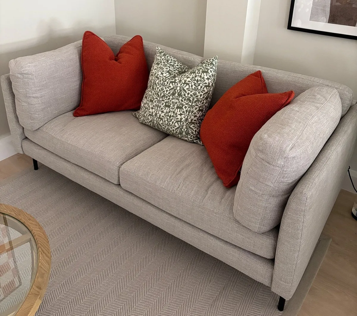 Designer Brand New Sofa and Cushions - Image 2