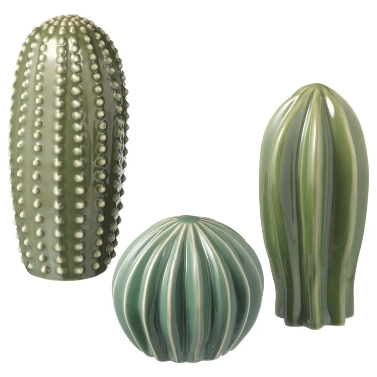 Set of 3 Cactus Ornaments - Image 1