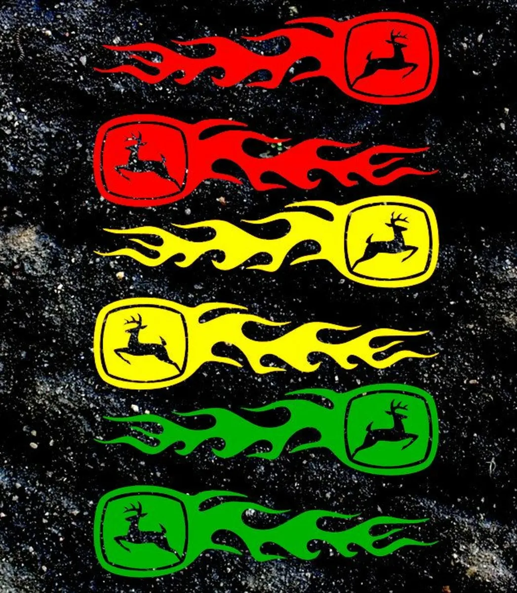 JOHN DEERE Logo Flame Graphic - Image 2