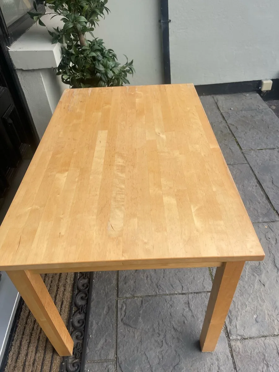 Modern Compact 4 Ft Kitchen Dining Table - Deliver - Image 1